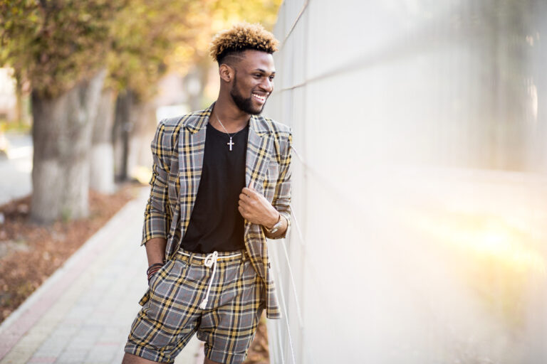 African american man in a suit
