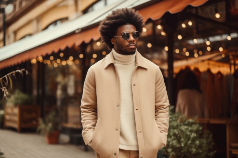 Jacket mockup apparel clothing overcoat.